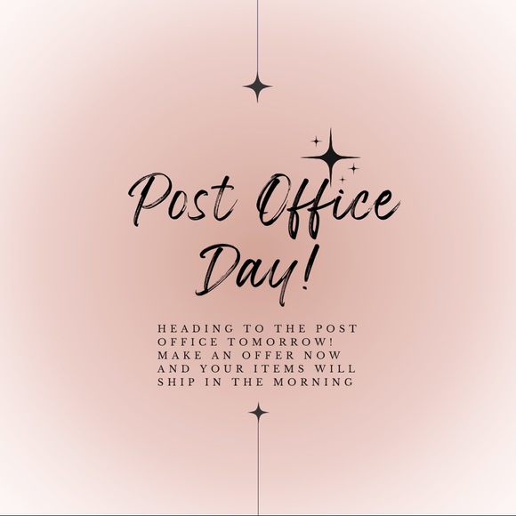 💫If this post is the first in my closet ✨Going to the post office Today!🌟 - Picture 1 of 1